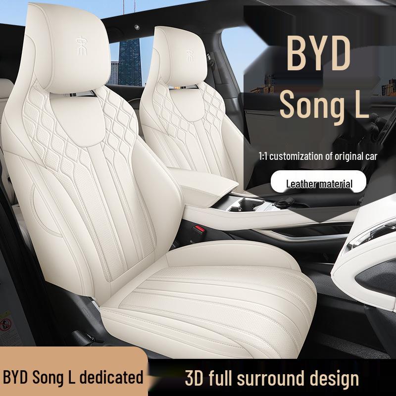 BYD Song L 5-Seater Leather Car Seat Cushion: Four-Season Comfort
