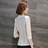 Small Suit Jacket Women's Spring and Summer All-match Solid Color Fashion Temperament Outer Wear Suit Short Tops Sunscreen Shirt