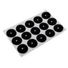 Plastic Billiard Table Spot Stickers 30 Pieces Round Black Dots for Cue Ball Positioning in Pool Room