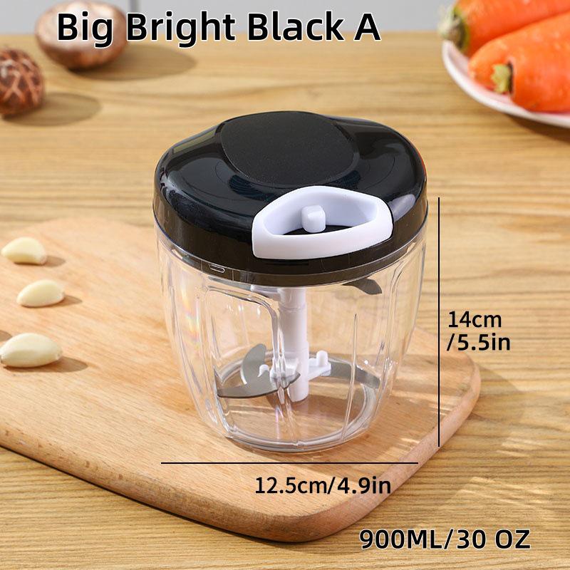 Manual Kitchen Garlic Press & Chopper - Ginger Mincer & Meat Grinder Combo