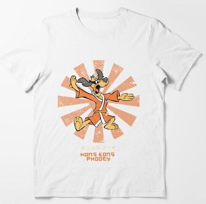 HONG KONG PHOOEY T Shirt For joke Mens Birthday Novelty Funny horror film movie XL