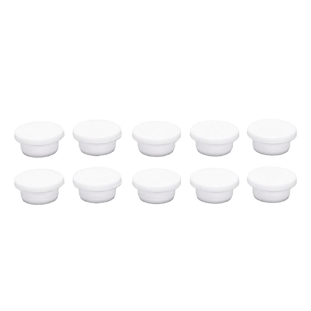 10PCS White Silicone Plug Heat Proof Round Water Proof T Shaped Silicone Plug For Kitchen Bathroom