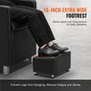 Shampoo Backwash Chair Salon & Spa Hair Washing Station with Wide Footrest