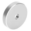45 RPM Record Turntable Adapter Large Hole Conversion Sheet   Black Clamp Adapter for Most Big Hole Records