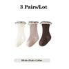 3 Pairs/Lot Baby Girls Socks Toddler Spanish Style Cotton Kids Socks Newborn Infant Socks For 0-8 Years