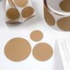 Pack Of 500 Brown Kraft Round Adhesive Label Sticker For Gift Wrapping, Crafts, Organizing, Baking, Canning Labels