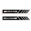2Pcs Car Stripe Stickers Rearview Mirror Reflective Vinyl Decals Decoration For Mercedes Benz AMG W204 W205 W212 W213 W222 x153 W176 W177 Keychain