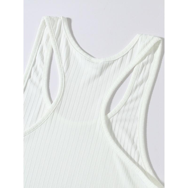 Men's Ribbed Knit Slim Fit Tank Top.