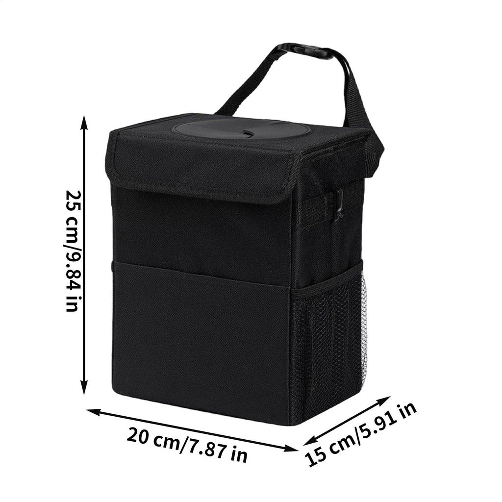 Car Trash Bin Leakproof Backseat Storage Organizer Bag Car Garbage Bin For Truck SUV Road Trips Weekend Outings Vacation Outdoor