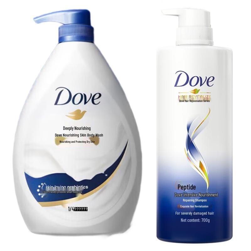 Dove Intensive Nourishing Shampoo & Shower Gel Set
