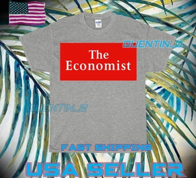 НОВАЯ Футболка ПРЕМИУМ с ЛОГОТИПОМ THE ECONOMIST СМЕШНАЯ УНИСЕКС РАЗМЕРЫ ОТ S ДО 5XL S