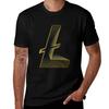 Litecoin Crypto Gold Digital Art Gift T-Shirt High Elasticity Sports T-Shirt