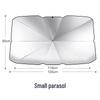 Car Windshield Sunshade - Titanium Silver Heat Insulation Visor