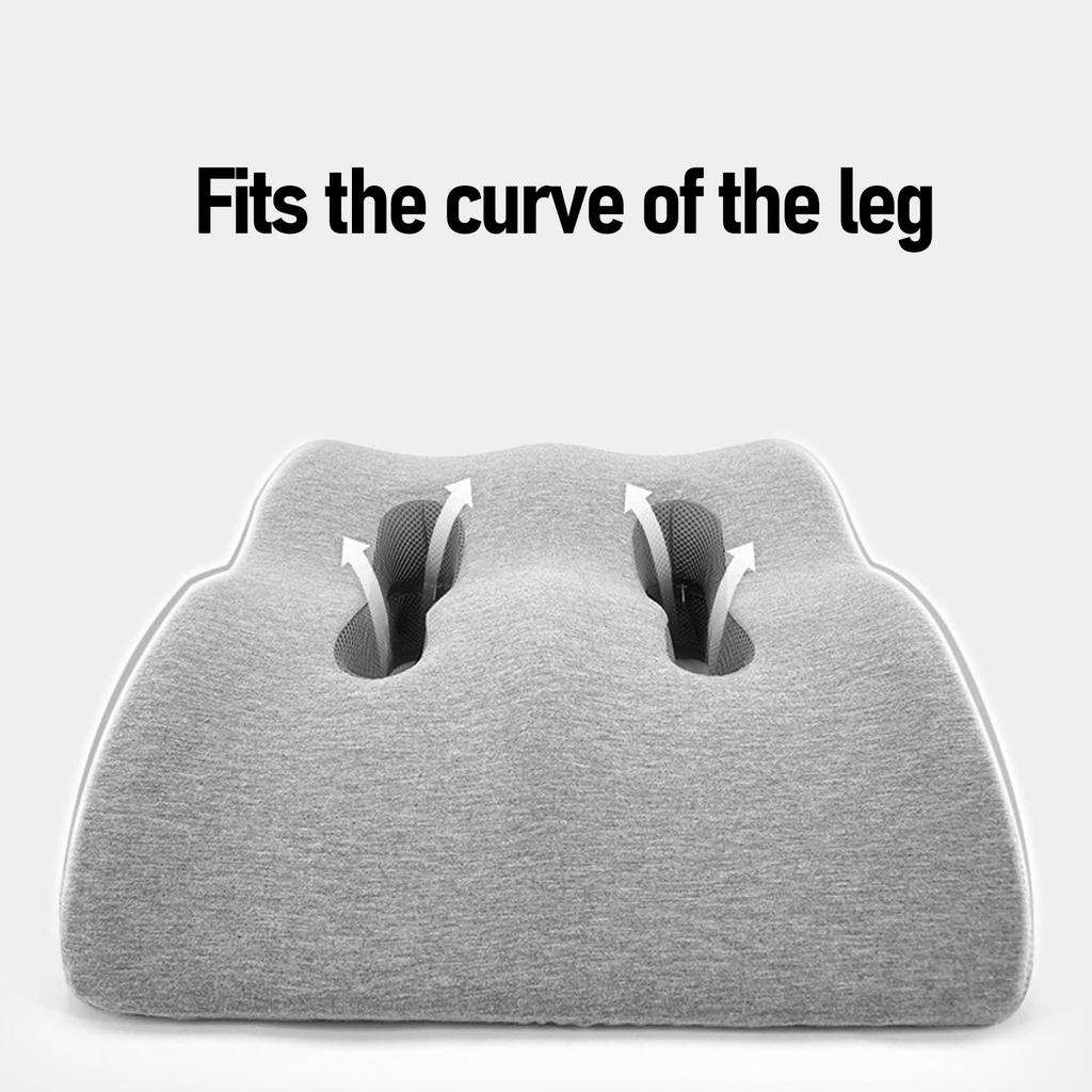 Leg Pillow Memory Foam Ergonomic Enhanced Comfort Removable Breathable Leg Elevation Pillow for Home Study Sleeping