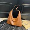 Slack casual tote bag women's large-capacity new fashion soft leather commuter shoulder bag