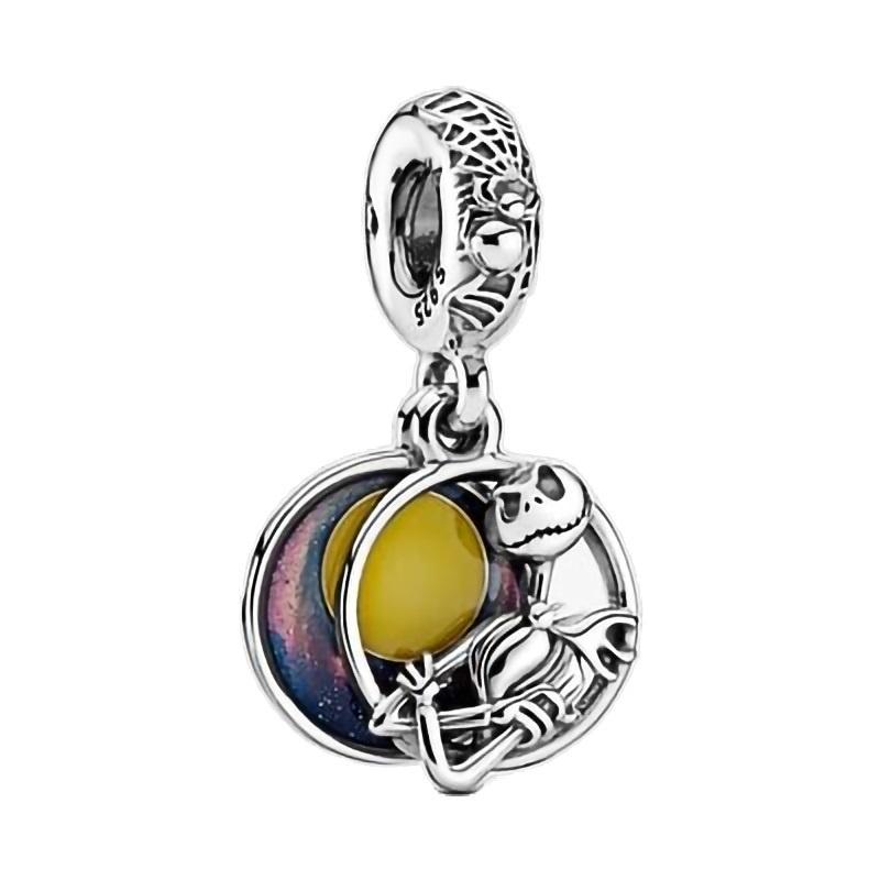 copper Do It Yourself Bead Charms Jewellery Charm Bead Charms Bracelets Mickey Minnie Princess Pumpkin Stitch Spiderman Marvel Twinkle Pandora Cute Di