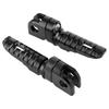 Pair of Front Foot Pegs Aluminum Alloy Pedals Fit for Kawasaki Ninja Z125 PRO Z250 SL Z400 Z900