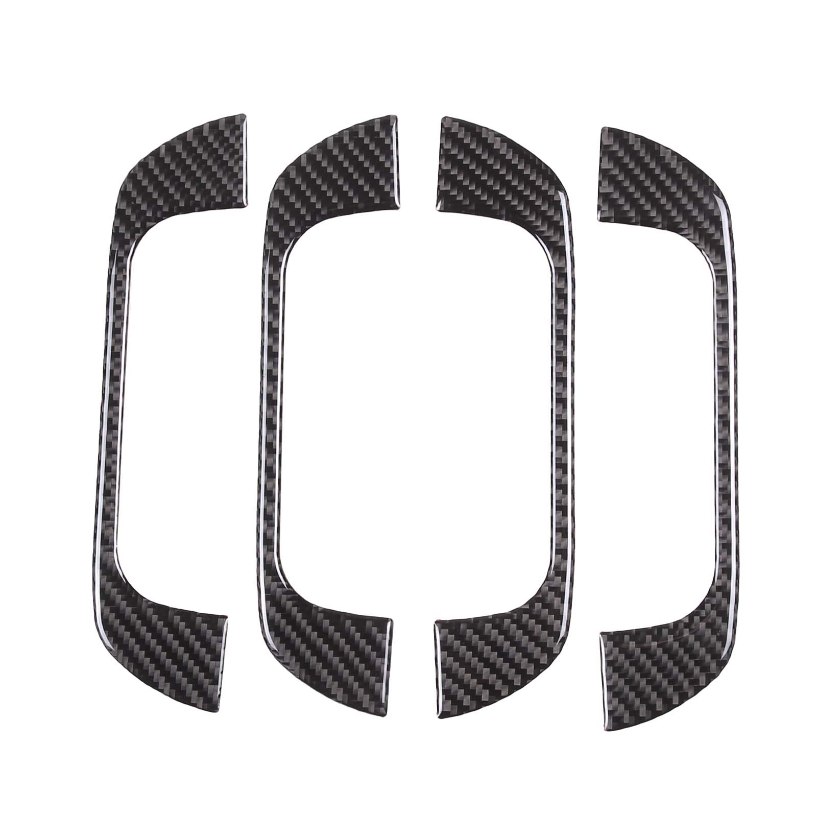 4x Soft Carbon Fiber Car Overhead Grab Handle Decorative Sticker Protection Suitable for Honda Odyssey RB1/RB2/RB3 2009-2014 style 1