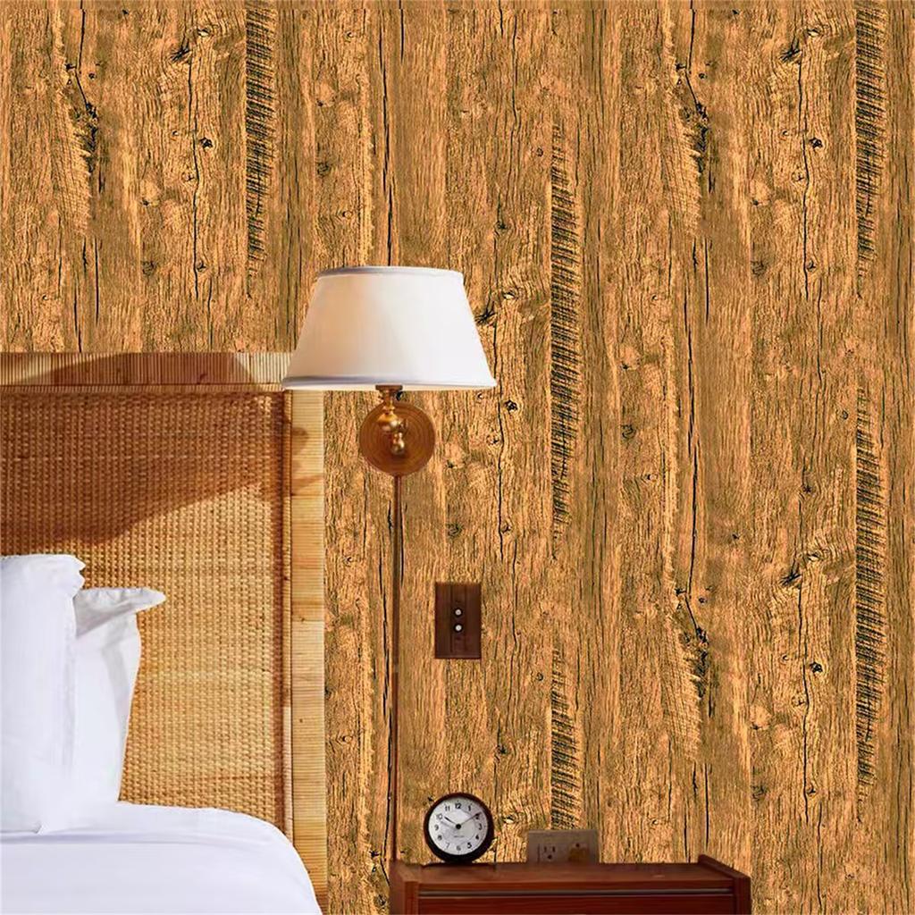 55CM Wide Wood Decor Paper for Furniture Waterproof Vinyl Wall Sticker Self Adhesive PVC Wallpaper Kitchen Cabinet Door Sticker