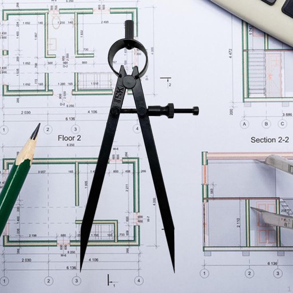 Adjustable Metal Compass for Fine Art and Design Projects