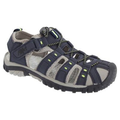 Νεανικά Παιδικά Σανδάλια Trail από Συνθετικό Νουμπούκ με Κούμπωμα Τογκλ & Αυτοκόλλητο