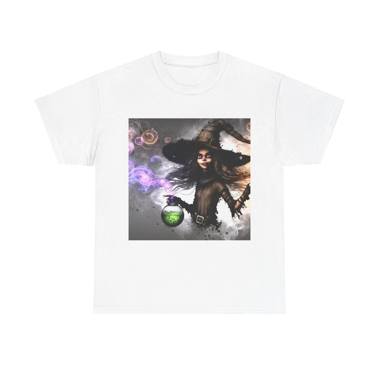 

Unisex Adult T Shirt Witch Potion Magic Art Chaotic 4XL