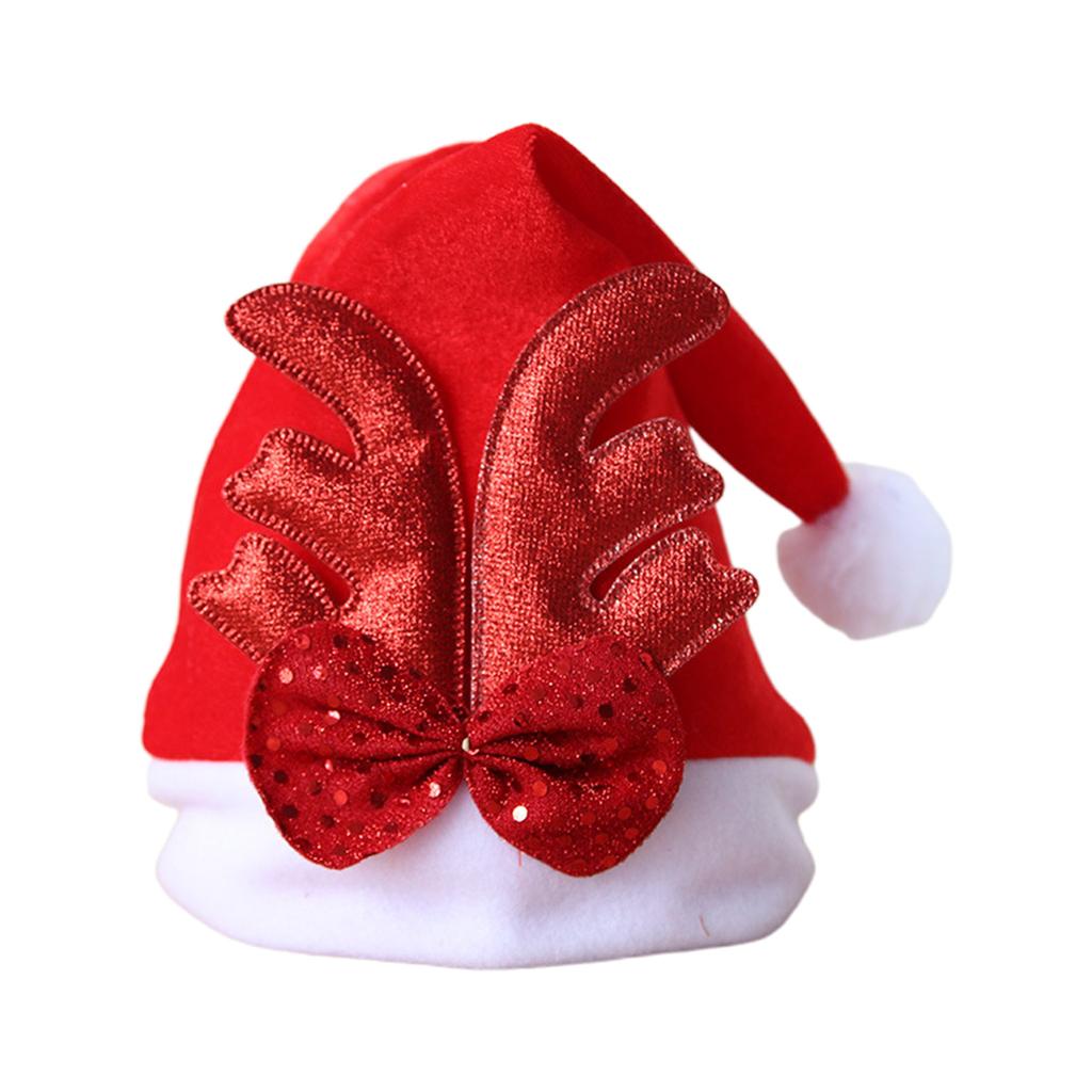 Parent Children Christmas Hat Unisex Adult Kids Santa Hat Xmas Holiday Hat for Festive Party New Year Gift for Kids