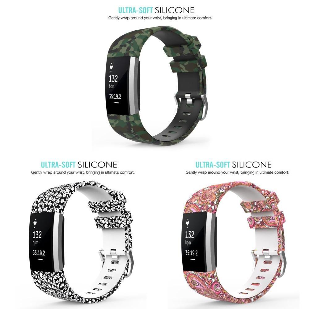 Stylish Silicone Bands For Fitbit Charge 4 And Charge 3 Comfortable And Durable
