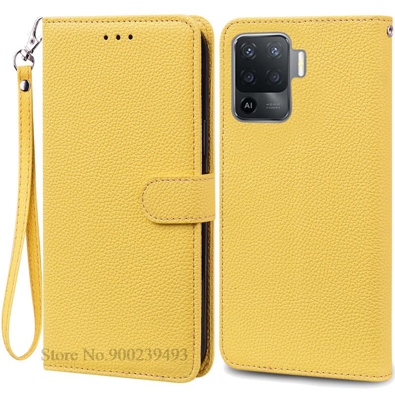 Pouzdro Reno5 Lite Pro OPPO Reno 5 Lite Pouzdro Peněženka Flipový Kryt Pro Reno5 F/Reno5 Z Pouzdro na Telefon Pro Reno 5F 5Z 5lite Kryt Fundas