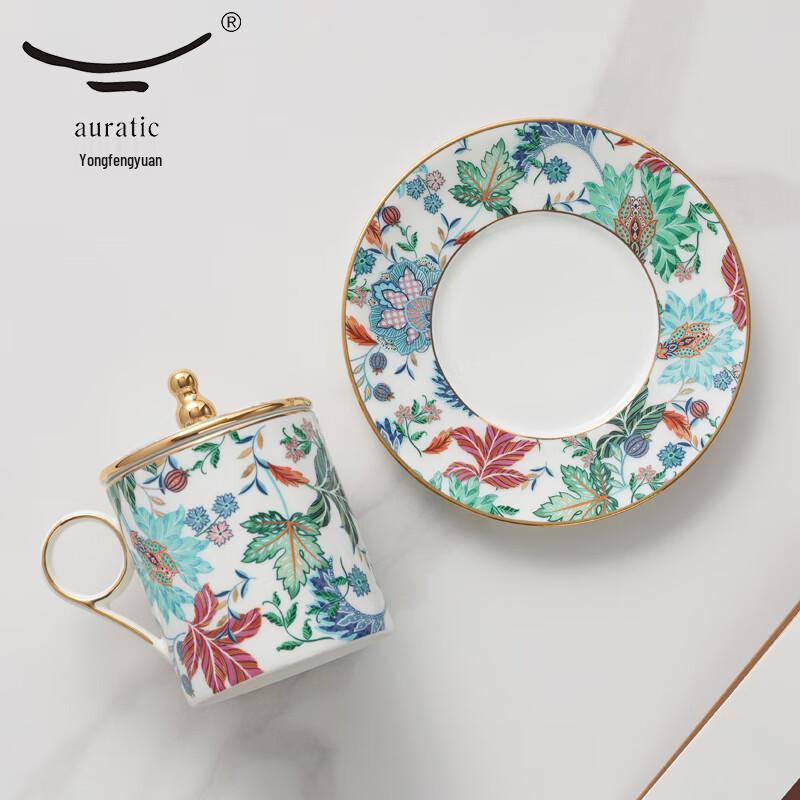 Yongfengyuan Happiness Garden Retro Ceramic Tea Cup Gift Set