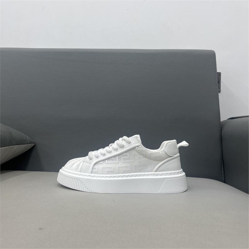 

New thick-soled color matching trendy shell head casual board shoes casual shoes ok 38 белый