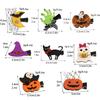 Halloween Funny Pumpkin Ghost Bat Side Clip Top Clip Festive Atmosphere Hair Accessory