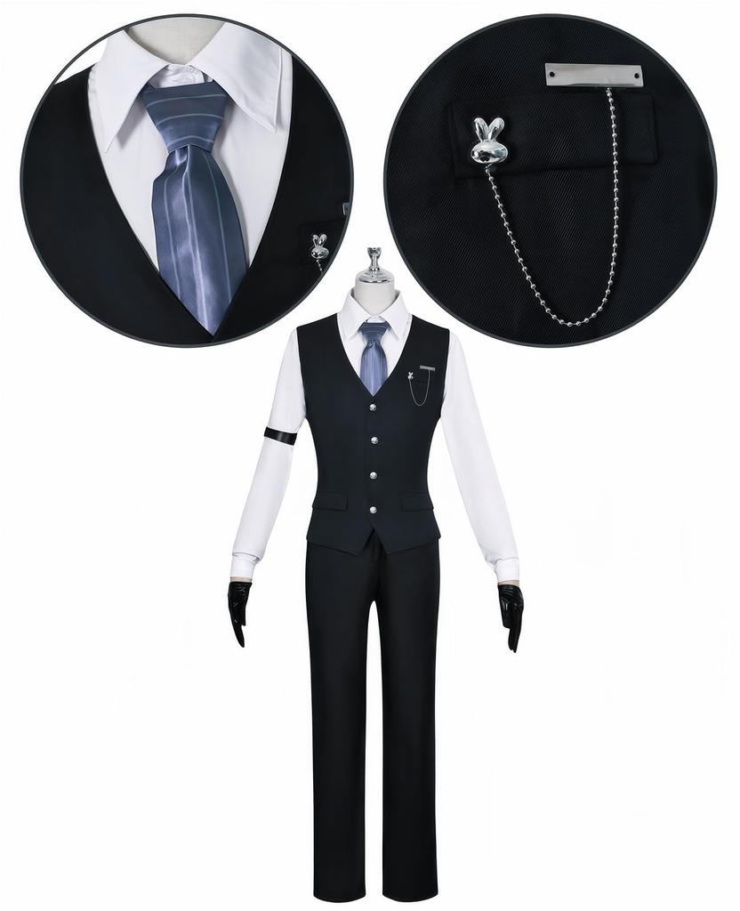 Seiya Cosplay Costume from Koi To Koi Miku Combat Uniform Popular Game Costume Size [NOKIJP] Miku, Protagonist, Cosplay, Set, (Butler's Rules, 3XL)