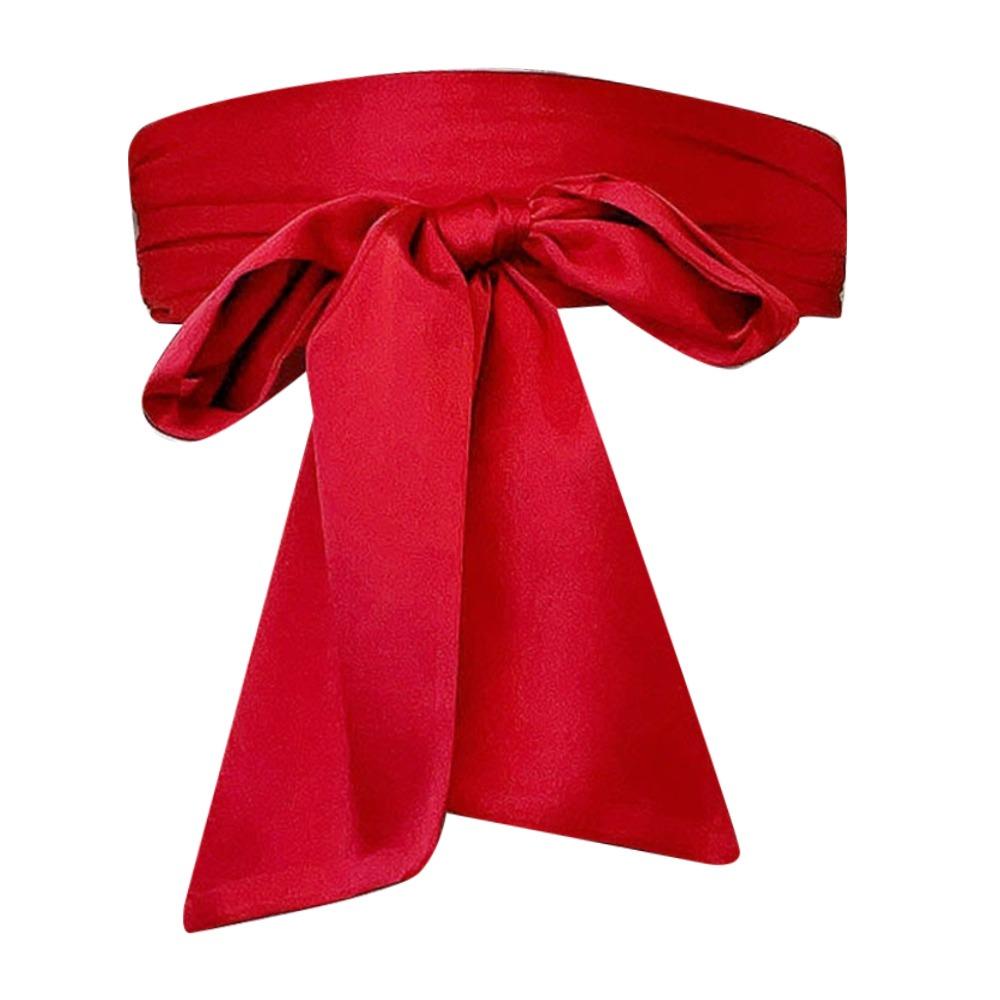 Ozdobná mašličková látka Stuha Cummerbunds Šněrování Pásek pro ženy Lady Girl Svatební