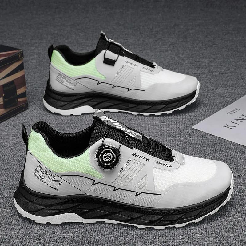 

Fashion Men Casual Sneakers 2025 Autumn New Men Luxury Fashion Running Shoes Twist Buckle Non-slip Breathable Outdoor Sport Casual Shoes 39