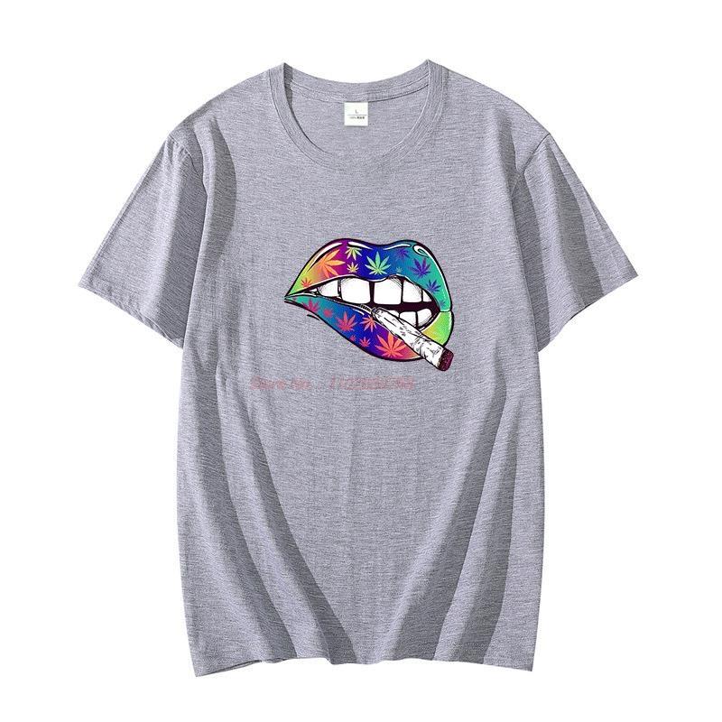 Colourful Lips Fashion Graphic T Shirts Oversized Tees Tops Short Sleeve Tshirt Summer  High Quality Unisexs Print T Shirt