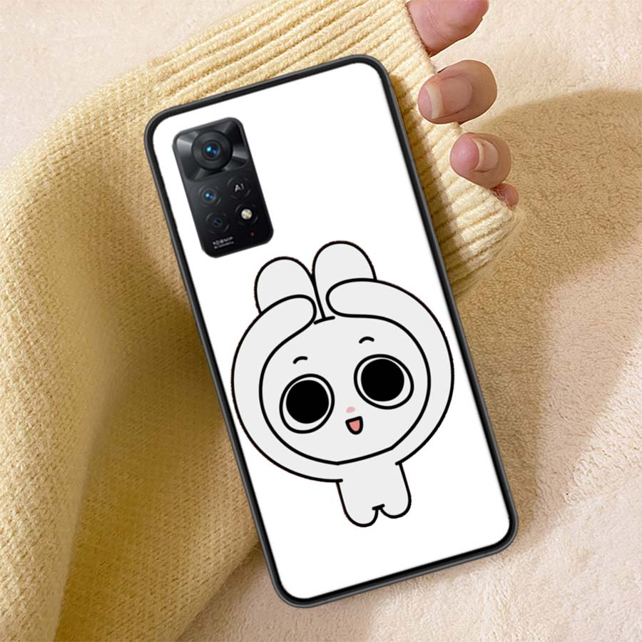 Cute Cartoon K-Kkamang Phone Case For Redmi Note 13 14 15 Pro Plus 12 13C 12C 15C 9 10 10C 9T 9C 9A TPU Soft Cover Clear Cell Ca