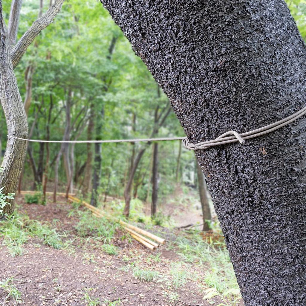 Bush Craft Tarp Rope, 6mm Tan