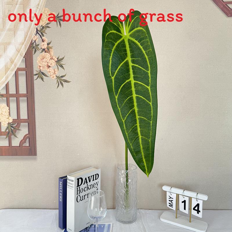Realistic Tropical Faux Plant Home Decor With Green Leaves For Photography And Wedding Arrangements