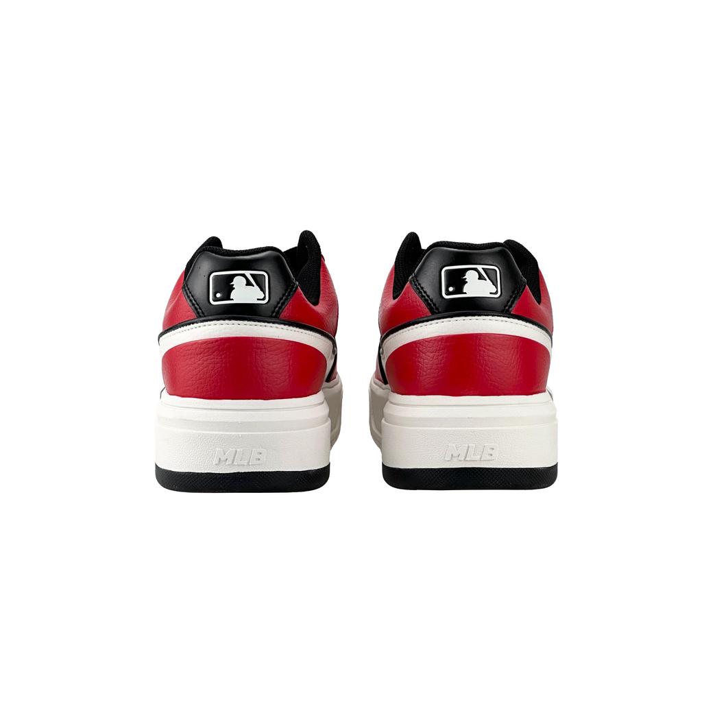 MLB Chunky Liner Abrasion Resistant Low Top Skateboard Shoes Unisex Red White 3ASXCA12N-50WHS(Team338-)