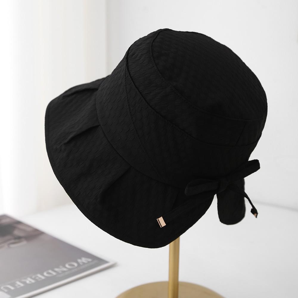 

Жіночий капелюх-відро в корейському стилі, картатий бант, капелюх рибалки, сонцезахисний, повсякденний, ретро, літній капелюх від сонця, жіночий, нові літні капелюхи для жінок, леді чорний