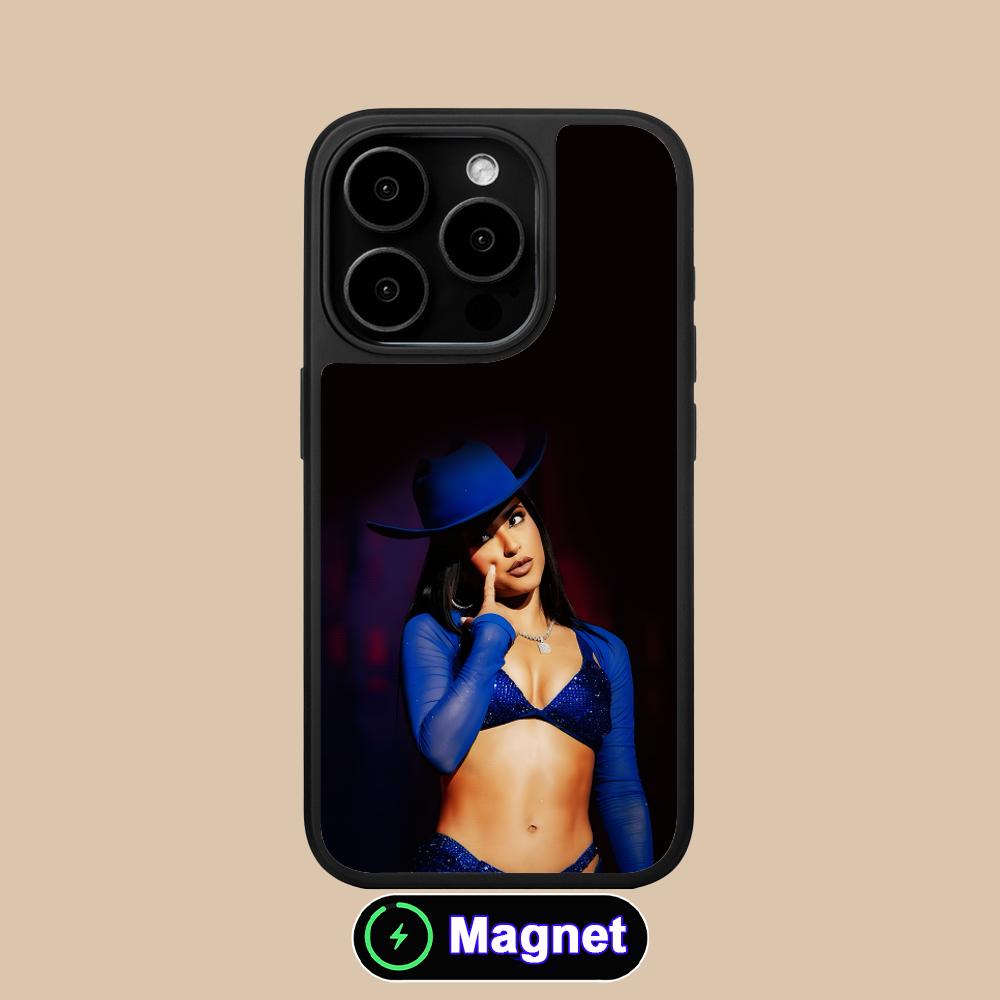 Fashion Becky G Matte Surface Magsafe Mobile Phone Case for iPhone 17 16 15 14 13 12 11 Air Pro Max Plus Colorful Cover