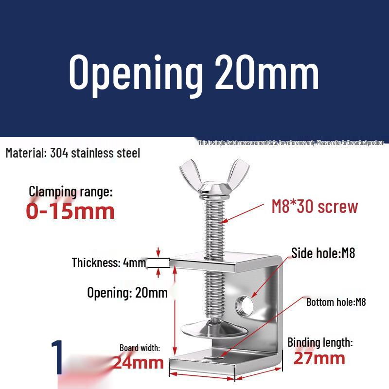 304 Tiger Clip U-Shaped Woodworking G-Clamp