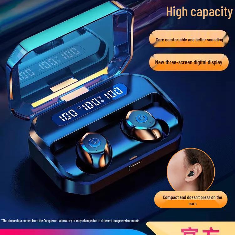 Zhengqi Cavalry 2025 True Wireless Bluetooth Sport Headphones - Noise Cancelling, Long Battery Life, In-Ear Design for Men and Women.