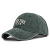 Retro Letter New York Embroidery Baseball Cap Visor Washed Cotton Baseball Hats Adjustable Peaked Cap For Man Women