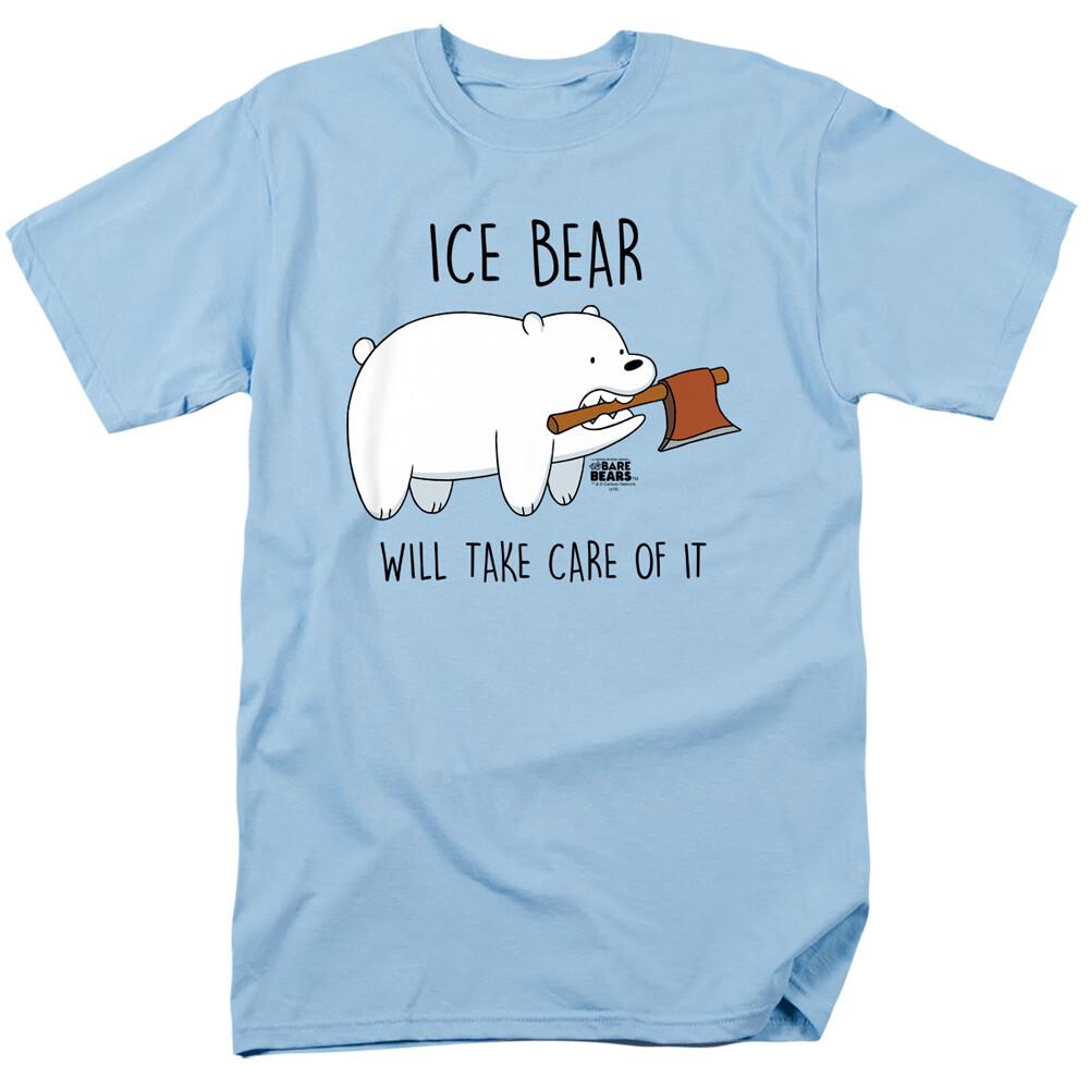 We Bare Bears Take Care Of It Licensed Adult T-shirt L