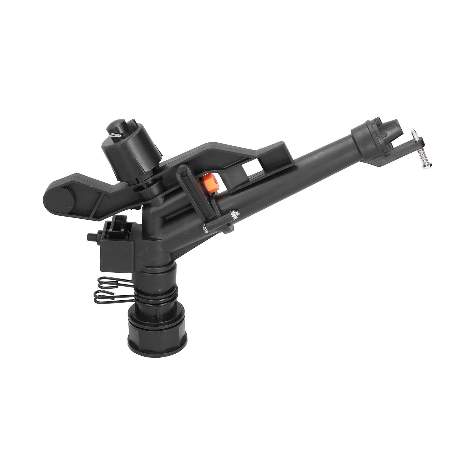 

G 1‑1 2 Irrigation Sprinkler ABS Adjustable Rocker Arm Large Flow Impact Sprinkler for Garden Lawn