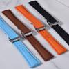 Premium FKM Rubber Sailcloth Watch Strap Replacement Watch Band 18mm 19mm 20mm 21mm 22mm Quick Release Fit for Omega Relox 3