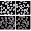 30Pcs Flower Nail Decor Glitter Stylish Nail Accessories Artificial Flower Nail Art Stud