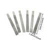 6x Guitar Gauged Nut Slotting File Set,Practical,Sturdy,Luthier,Repairing Tool Kit,Stainless Steel,for Guitar Maintainence ,